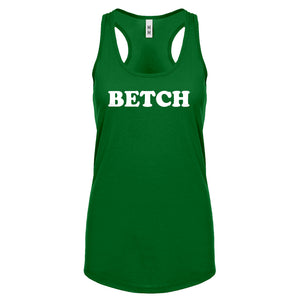 Betch Womens Racerback Tank Top