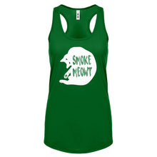 Racerback Smoke Meowt Womens Tank Top