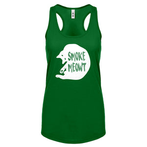 Racerback Smoke Meowt Womens Tank Top