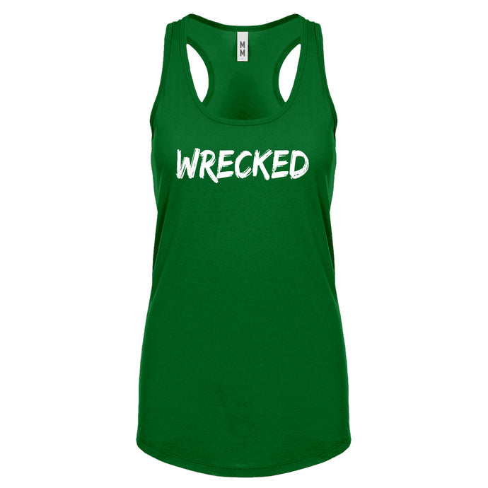 Racerback Wrecked Womens Tank Top