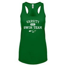 Varsity Swim Team Womens Racerback Tank Top