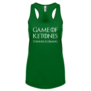Racerback Game of Ketones Womens Tank Top