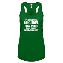 Its ONE BANANA Michael Womens Racerback Tank Top