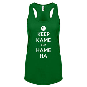 Racerback Keep Kame and Hame Ha Womens Tank Top
