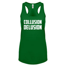 Collusion Delusion Womens Racerback Tank Top