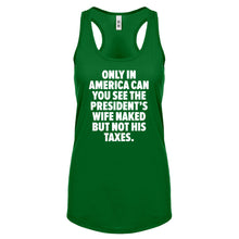 Only in America Womens Racerback Tank Top