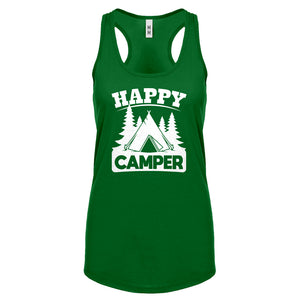 Racerback Happy Camper Womens Tank Top