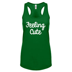 Feeling Cute Womens Racerback Tank Top