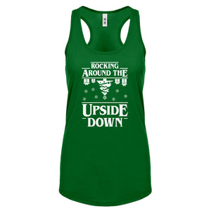 Rocking Around the Upside Down Womens Racerback Tank Top