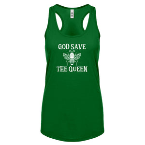 Racerback God Save the Queen Womens Tank Top