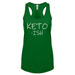 KETO -ish Womens Racerback Tank Top