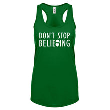 Racerback Don't Stop Believing Womens Tank Top