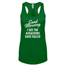 Racerback Good Morning Womens Tank Top