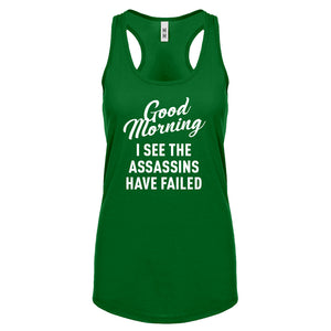 Racerback Good Morning Womens Tank Top