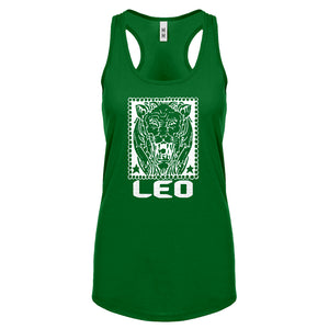 Racerback Leo Zodiac Astrology Womens Tank Top
