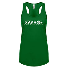 Racerback Savage Womens Tank Top