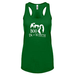 Boo! I'm a Witch! Womens Racerback Tank Top
