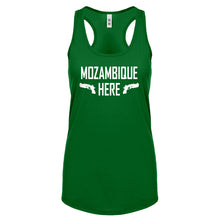 Mozambique Here Womens Racerback Tank Top