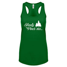 Racerback Shady Pines Ma Womens Tank Top