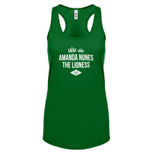 Nunes the Lioness Womens Racerback Tank Top