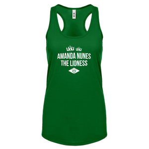 Nunes the Lioness Womens Racerback Tank Top