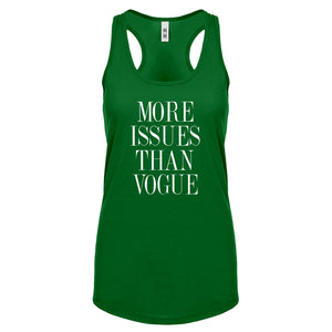 Racerback More Issues than Vogue Womens Tank Top