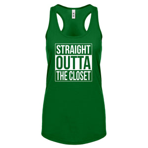 Straight Outta the Closet Womens Racerback Tank Top