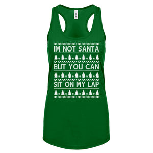 Racerback Im Not Santa Womens Tank Top