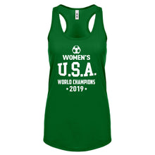 World Soccer Champs 2019 Womens Racerback Tank Top