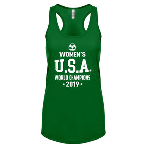 World Soccer Champs 2019 Womens Racerback Tank Top