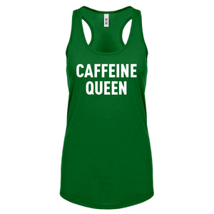 Racerback Caffeine Queen Womens Tank Top