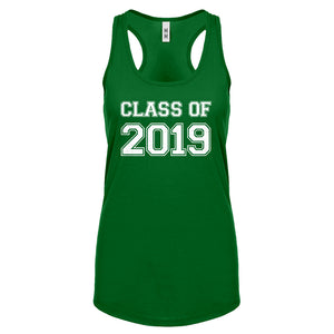 Racerback Class of 2019 Womens Tank Top