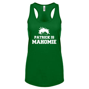 Patrick is Mahomie Womens Racerback Tank Top