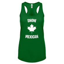 Snow Mexican Womens Racerback Tank Top