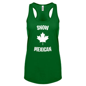 Snow Mexican Womens Racerback Tank Top