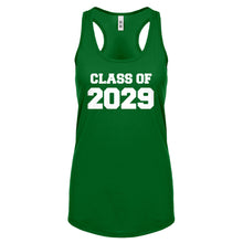 Class of 2029 Womens Racerback Tank Top