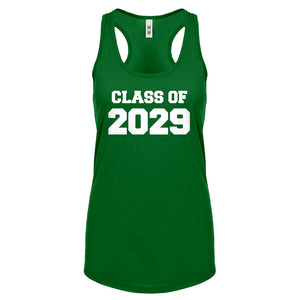 Class of 2029 Womens Racerback Tank Top