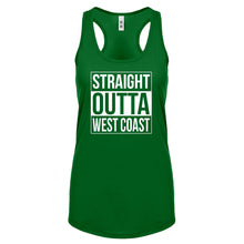 Straight Outta West Coast Womens Racerback Tank Top