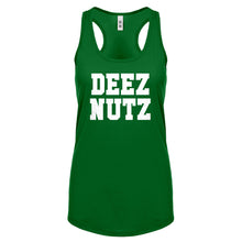 Racerback Deez Nuts Womens Tank Top
