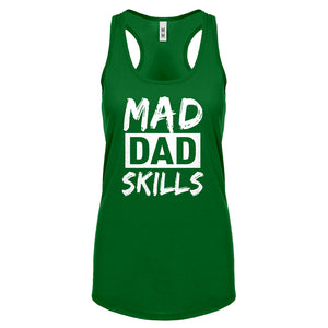 Mad Dad Skills Womens Racerback Tank Top