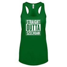 Racerback Straight Outta Szechuan Womens Tank Top
