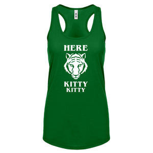 Here Kitty Kitty Womens Racerback Tank Top