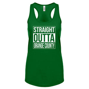 Straight Outta Orange County Womens Racerback Tank Top