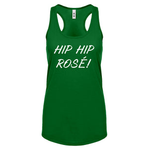 Racerback Hip Hip Rose! Womens Tank Top