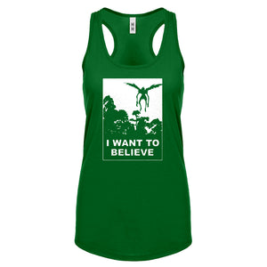 I Want to Believe Shinigami Womens Racerback Tank Top