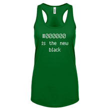 Racerback 000000 is the new black Womens Tank Top