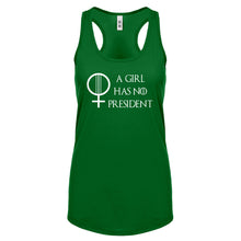 Racerback A Girl Has No President Womens Tank Top