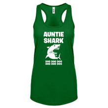 Auntie Shark Womens Racerback Tank Top