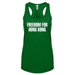 Freedom for Hong Kong Womens Racerback Tank Top