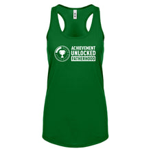 Achievement Unlocked Fatherhood Womens Racerback Tank Top